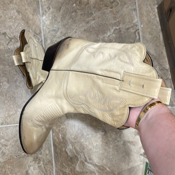 INCREDIBLE vintage cowboy boots purchased in Paris size 39 - Picture 4 of 14